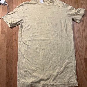 Oversized Light Yellow Shirt From